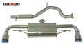 Megan Axle Back Exhaust Audi TT 3.2L AWD 08-09 Dual 4 Blue Tips OE-RS Style