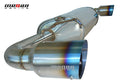 Megan Axle Back Exhaust Audi TT 3.2L AWD 08-09 Dual 4 Blue Tips OE-RS Style
