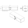 TOOLBOX, CAM LOCK, 18X24X72, SMTH A