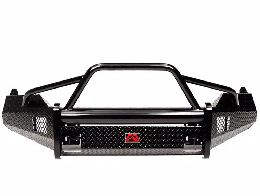 Chevy 2500-3500 HD Black Steel front pre-runner guard w/ tow hooks