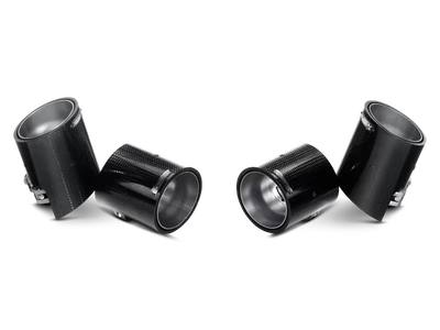 Akrapovic 18-21 BMW M2 Competition Left Side Tail Pipe Set - Carbon