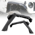 18C WRANGLER JL; 19C GLADIATOR JT FRT FENDER FLARES W/ LED LIGHTS ; BLK; POWDE