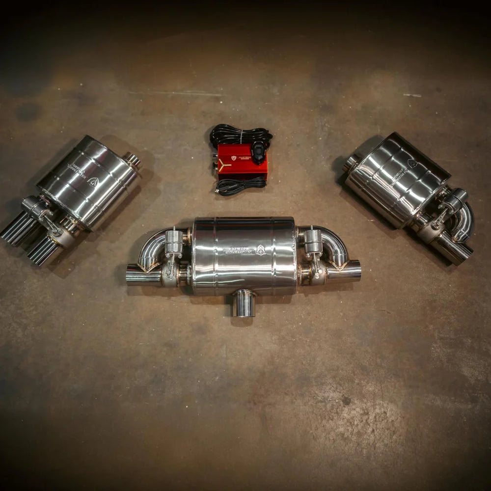 Valved Muffler Kit 3.5in Single