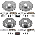 Power Stop 06-12 Mitsubishi Eclipse Front & Rear Z26 Street Warrior Brake Kit