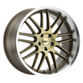 ~(29 lbs. 22X22X12)~ TSW AVALON 20x10.0 5/114.3 ET40 CB76.1 BRONZE W/BRUSHED BRONZE FACE AND MACHINED L