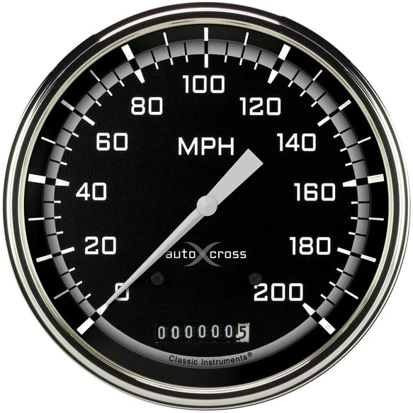 AUTO CROSS GREY 5IN SPEEDO 200 MPH