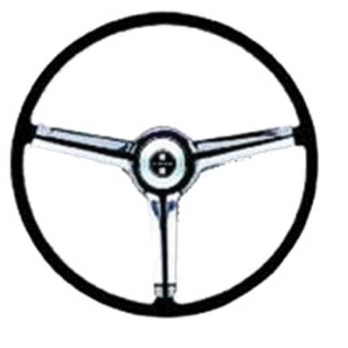 STEERING WHEEL; BLACK; DELUXE WHEEL