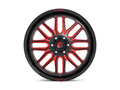 ~(42 lbs. 23X23X13)~ IGNITE 20x10 6x135.00 GLOSS BLACK RED TINTED CLEAR (-18 mm)