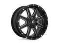 ~(40 lbs. 23X23X12)~ MAVERICK 20x9 8x165.10 GLOSS BLACK MILLED (1 mm)