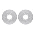 R1 Concepts Brake Rotor- D/S - Silver Fits Ford Ranger