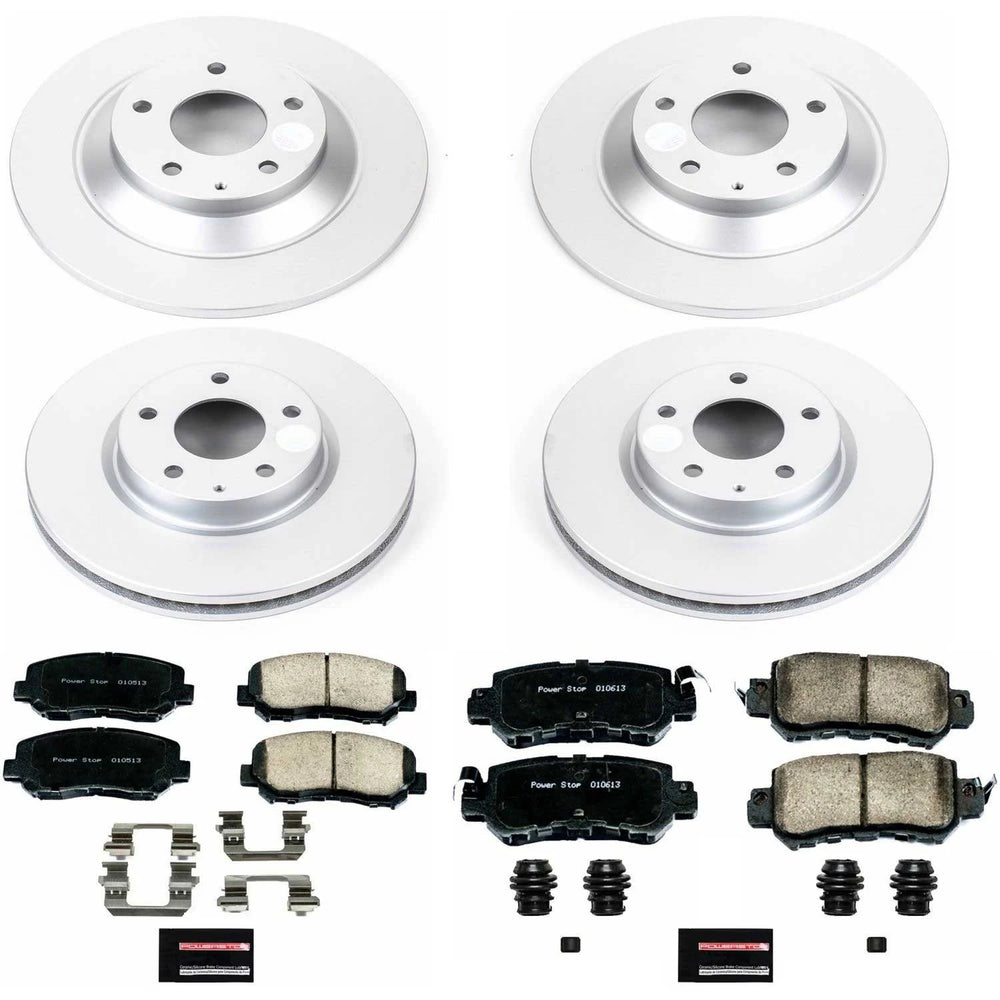 Power Stop 13-15 Mazda CX-5 Front & Rear Z17 Evolution Geomet Coated Brake Kit