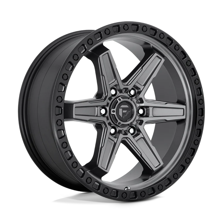 ~(38 lbs. 23X23X12)~ KICKER 20x9 6x139.70 MATTE GUN METAL BLACK BEAD RING (20 mm)