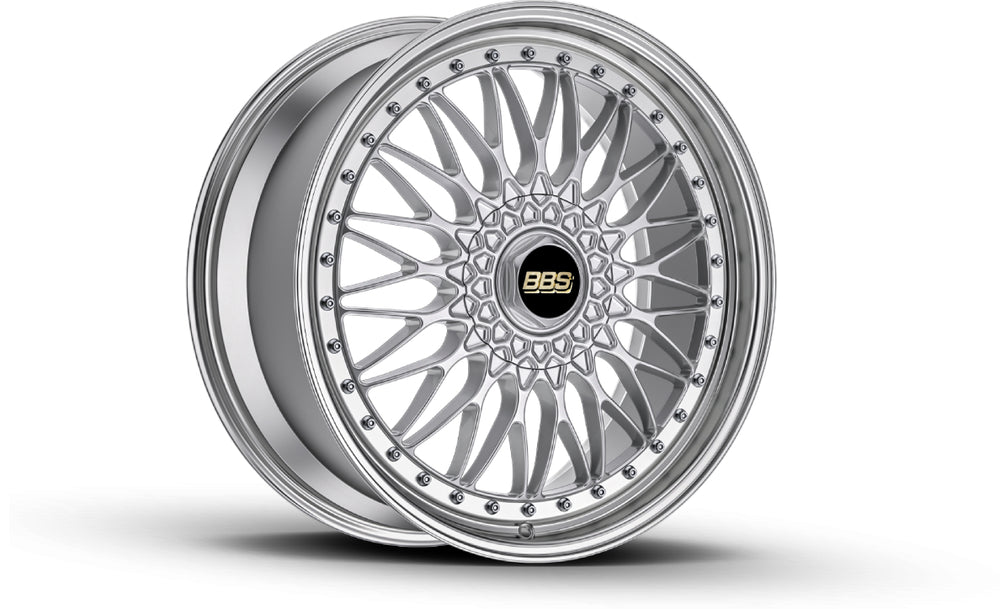 BBS RS-GT 20x10 5x112 ET22 Silver / Diamond Cut Lip Wheel PFS/Clip Required