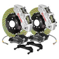 Brembo 04-17 WRX STi Front GT BBK 6 Piston Cast 355x32 2pc Rotor Drilled-Red