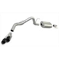 3.0 Inch Cat-Back Sport Single Side Exit Exhaust 4.0 Inch Black Tips 11-14 Ford F150 EcoBoost 3.5L V6 144.5/156.5/163.1 Inch Wheelbase Stainless Steel Corsa Performance