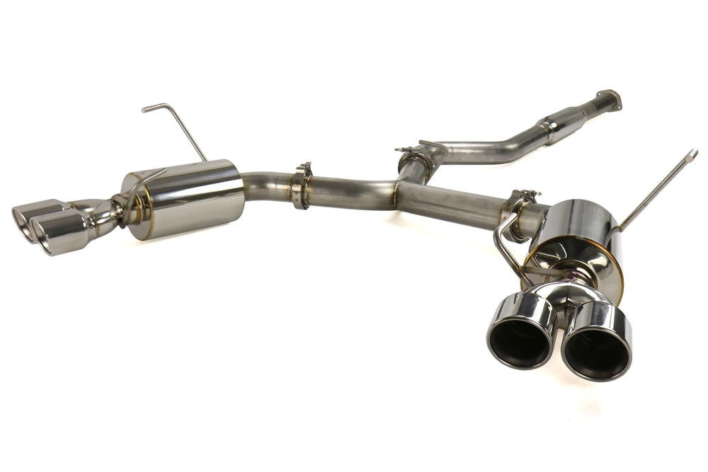 ETS Cat-Back Exhaust System w/Resonator Polished Tips Subaru WRX/STI 2015