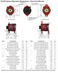 ALTERNATOR XT SERIES 250A 12V D