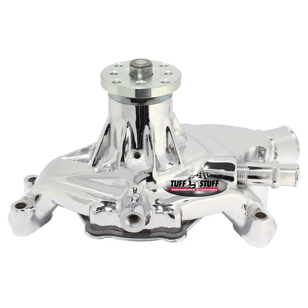 84-91 SBC Corvette Water Pump Polished Aluminum