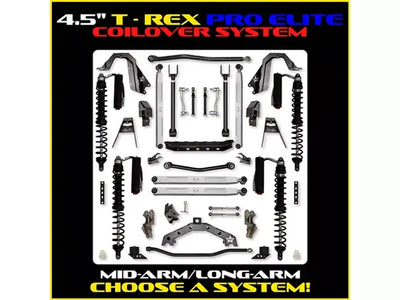 18C WRANGLER JL 2DR 4.5IN TREX ELITE HYBRID COIL OVER SYS W/ FAST CD ADJUSTERS