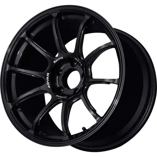 Advan RZ-F2 18X8.5 +44 5-112 Racing Titanium Black Wheel