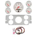 AutoMeter Arctic White 57-60 Ford Truck Billet Panel/Gauge Kit - 3-1/8in. (x1) & 2-1/16in. (x4)