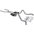 American Thunder Crossmember-Back Exhaust System Fits 1964-1967 GM A-Body 3.00-Inch Stainless Steel System With V8 Engine Aggressive Sound Flowmaster