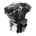 S&S Cycle 07-16 Touring Models T124LC Black Edition Longblock Engine - 585 GE Cams