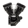 S&S Cycle 07-16 Touring Models T124LC Black Edition Longblock Engine - 585 GE Cams