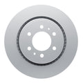R1 07-21 Ford Expedition Front Left Drilled & Slotted Black Brake Rotor