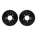 R1 Concepts Brake Rotor- Slotted - Silver Fits Kia Forte