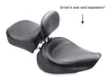 Mustang 91-05 Harley Dyna Wide Touring Recessed Passenger Seat - Black