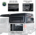 Overland Vehicle Systems MagPak - Camper W Tent Lights Rear Molle Panel Side Tie Downs Front Rear Windows