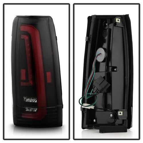 8898 CHEVY C/K SERIES 1500/2500/3500 LED TAIL LIGHTS WITH DRL LED LIGHT BAR B