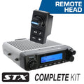 Rugged Radios STX STEREO Remote Head Complete Master Comm Kit with Intercom and 2-Way Radio G1 GMRS