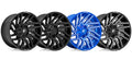 D773 22X12 8X180 G-BLK-MILL -44MM