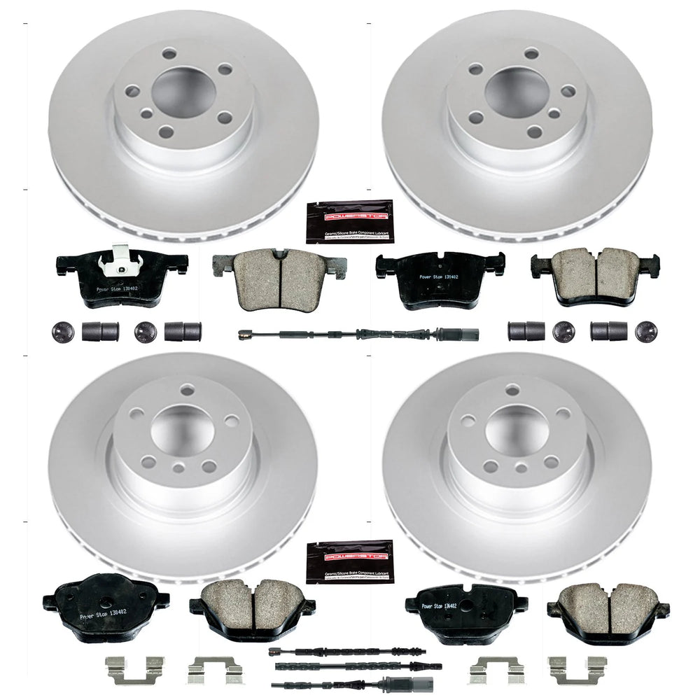 Power Stop 11-17 BMW X3 Front & Rear Z23 Evolution Sport Coated Brake Kit