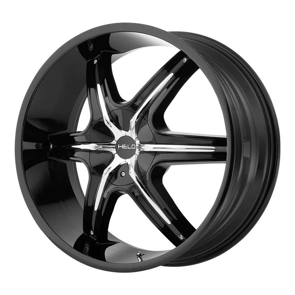 Wheel Pros Helo HE891 22X9 5X115 G-BLK W/ ACC 10MM HE89122915310