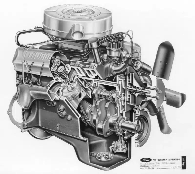 Ford FE Oil Pan Road Race
