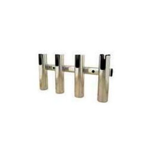 ROD RACK, W/(4) ROD HOLDERS BRUSHED