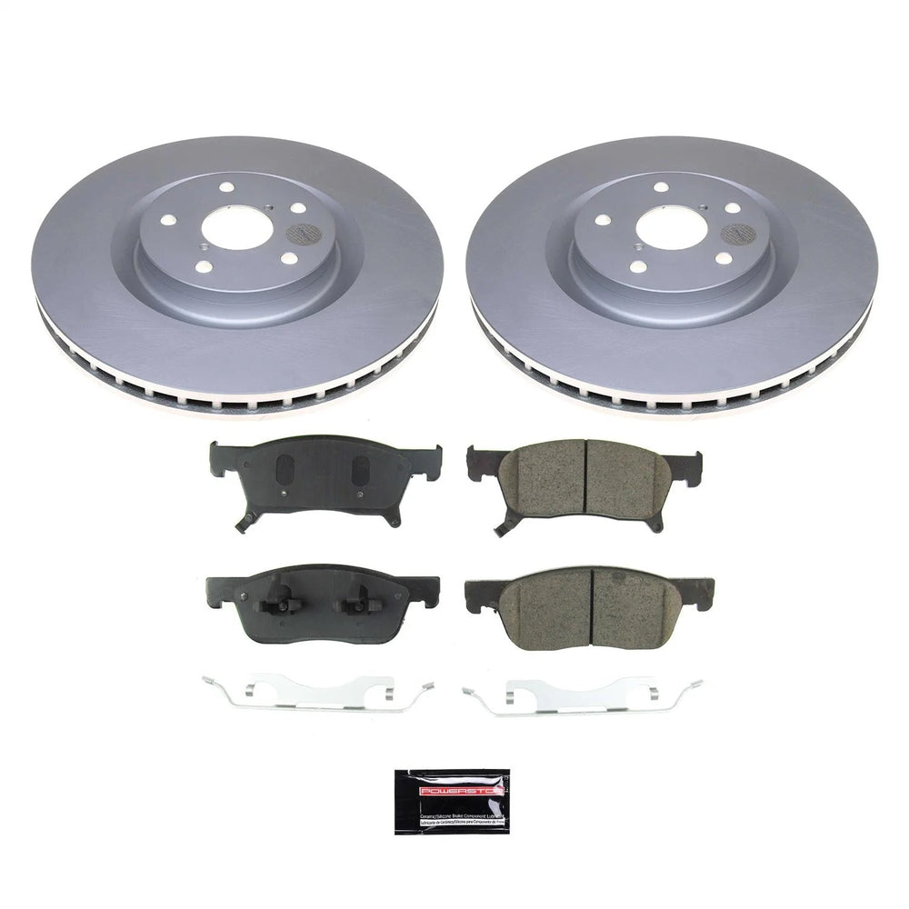 Power Stop 19-21 Subaru Ascent Front Z17 Coated Brake Kit