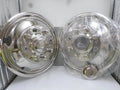 WHEEL SIMULATORS 19.5IN STAINLESS STEEL FORD 8LUG TOP LUG INSTALL 5HOLE DESIGN DUALLY SET