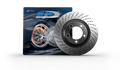 SHW 20-21 Porsche Carrera 3.0L Right Front Cross-Drilled Monobloc Brake Rotor (992615302)