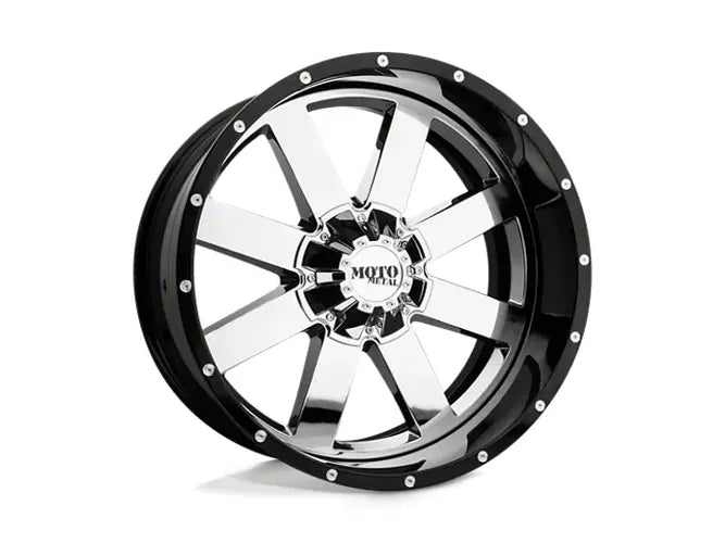 MO200 22X10 5X5.0 CHR G-BLK MILL LP -18MM
