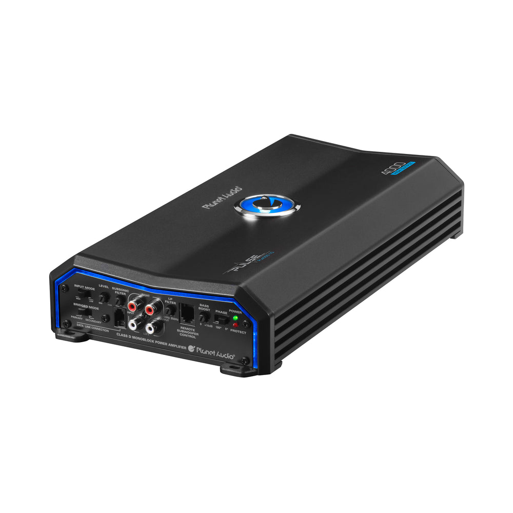 PULSE 4000W HIGH OUTPUT MONOBLOCK CLASS D AMPLIFIER 13.9 INL 7 INW 2.26 INH