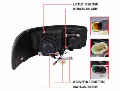 SPEC D TUNING black headlights