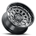 Aluminum Wheels 22x10 Warp 955M Milled Gloss Black -19 Offset 8 on 180 Bolt Pattern 124.2 Bore Raceline
