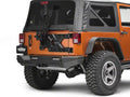 Smittybilt side steps close-up