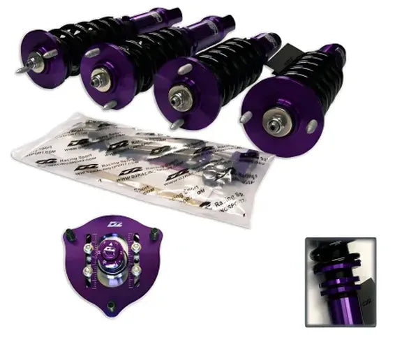 RS Coilovers w Front Air Cups Gold Control System #D-NI-56-VACF-12 D2-ACK02