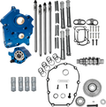 S&S Cycle 2017+ M8 Incl VVT 496G Cam Chest Kit w/ Chrome Pushrod Tubes