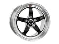 Weld S71 17x10.5 / 5x4.5 BP / 2.2in. BS Black Wheel (High Pad) - Black Single Beadlock MT